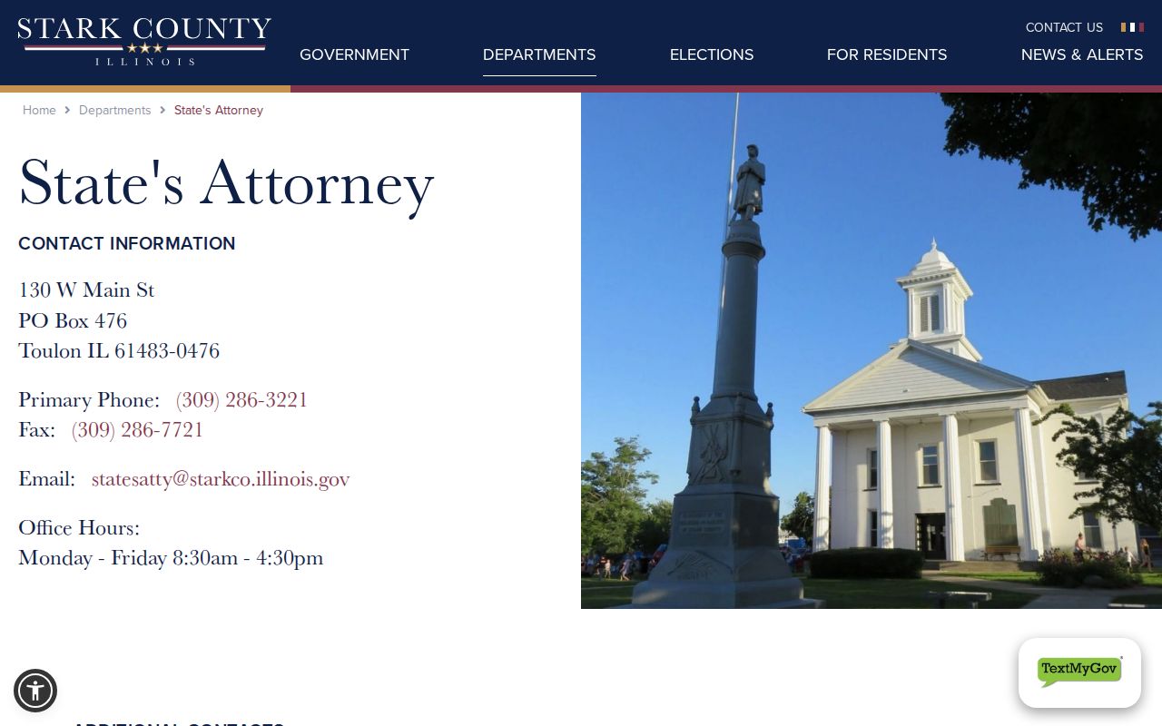 Stark County prosecutor office page related to arrest charges
