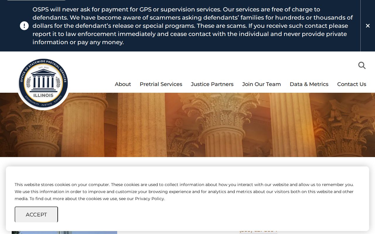 Stark County criminal court pretrial services page