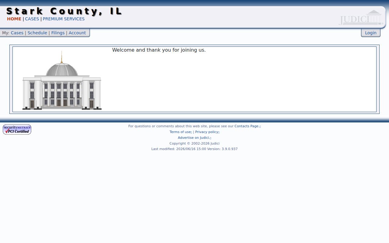 Stark County criminal court history search on Judici